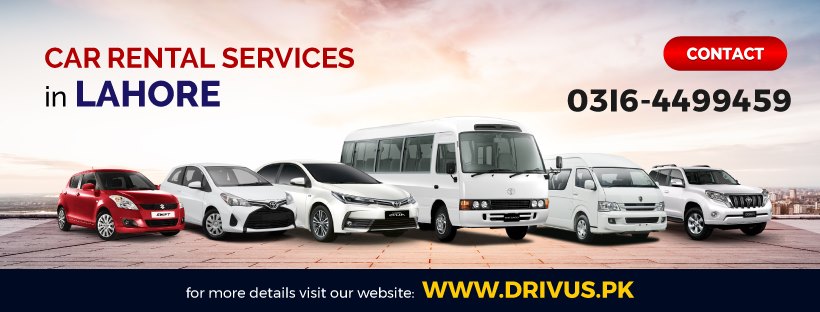 Drivus.pk &#8211; Rent a Car Lahore