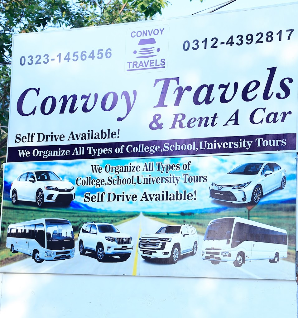 Convoy Travels &#038; Rent A Car . Rent a car in lahore
