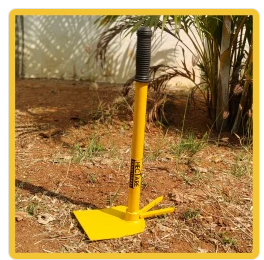 Hectare Traditional Heavy Duty 2 in 1 Double Hoe Gardening Tool, Hoe with 2 Prong