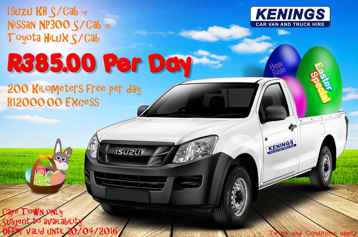 Kenings Car Van and Truck Hire