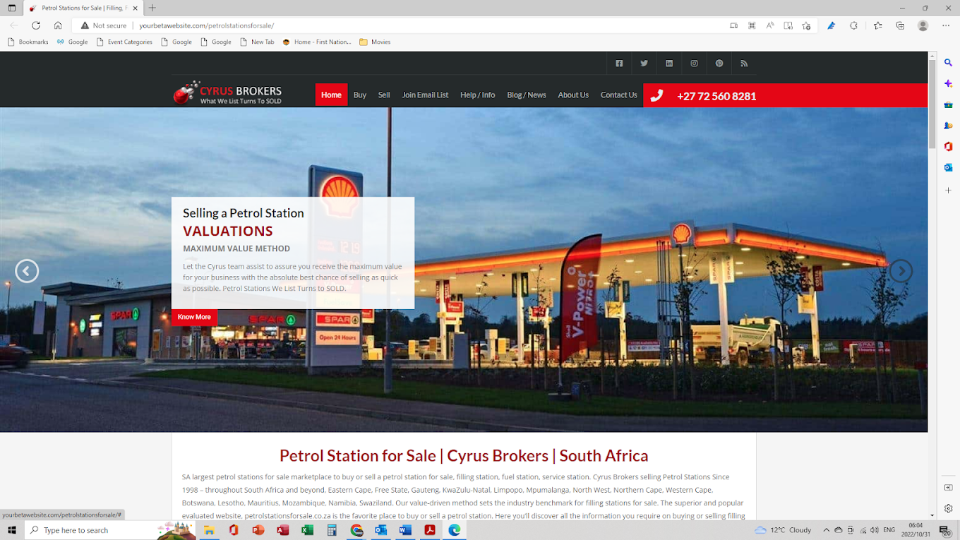 Petrol Stations for Sale, South Africa | Cyrus Brokers