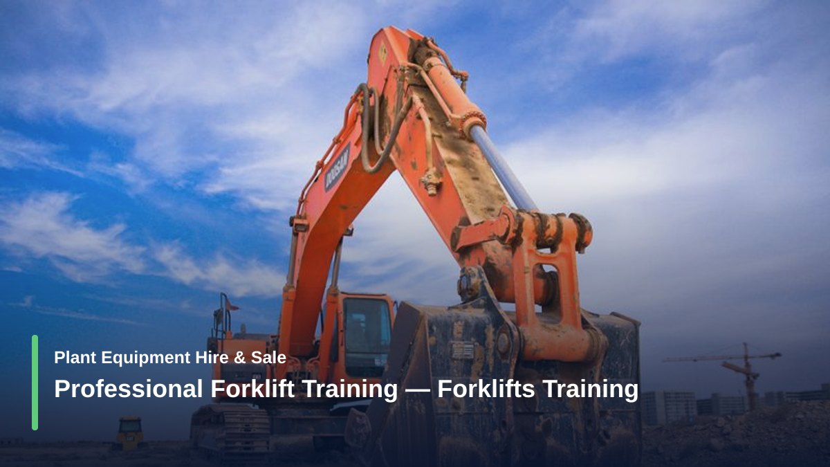 Professional Forklift Training — Forklifts Training Ltd