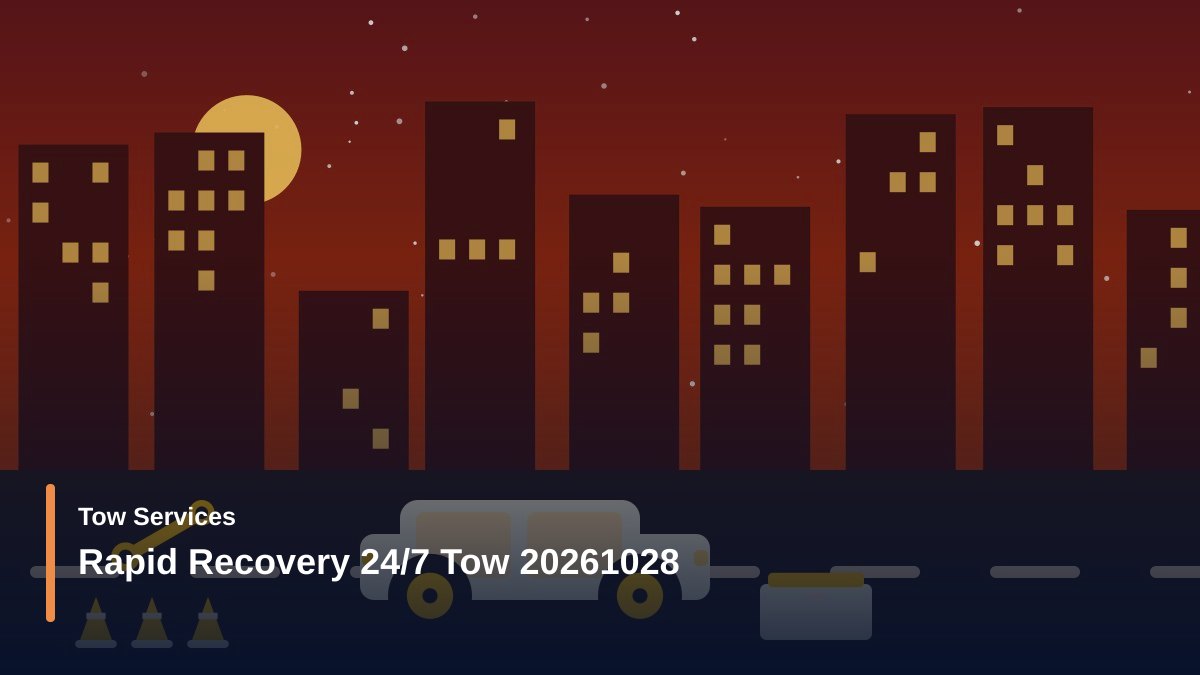 Rapid Recovery 24/7 Tow 20261028