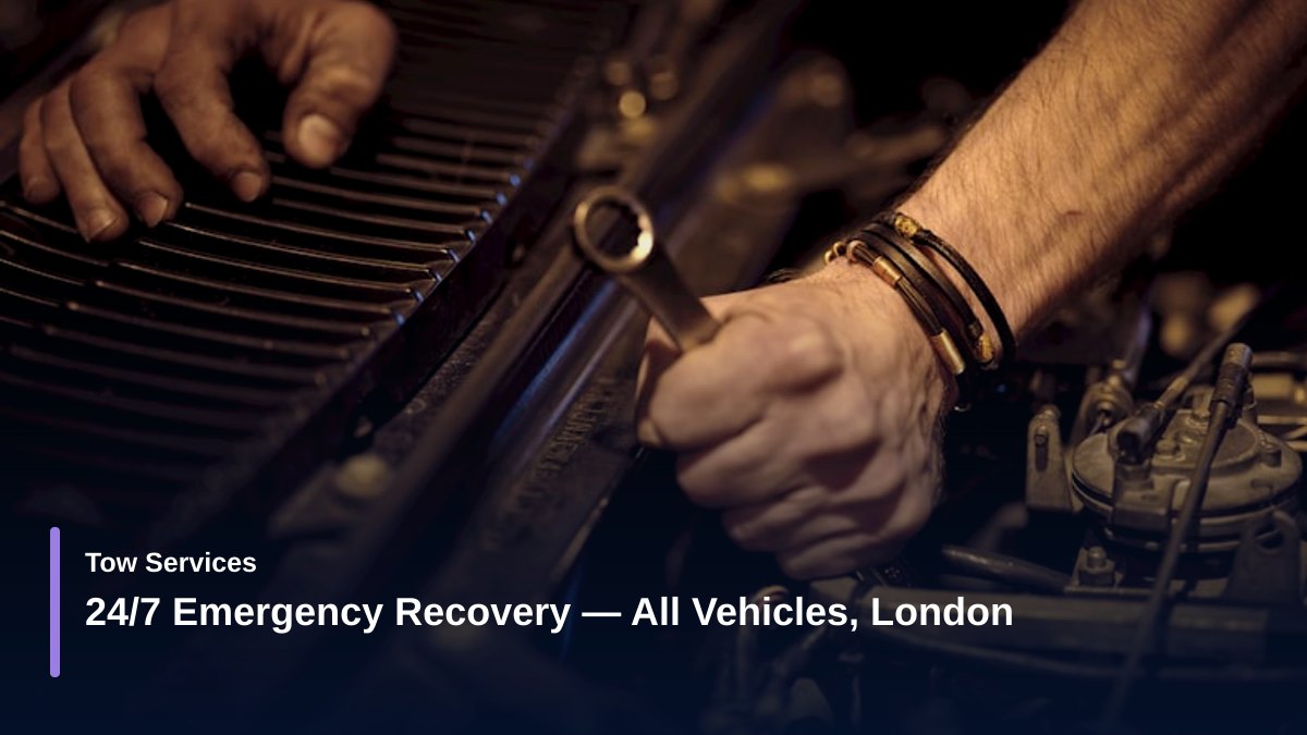 24/7 Emergency Recovery — All Vehicles, London