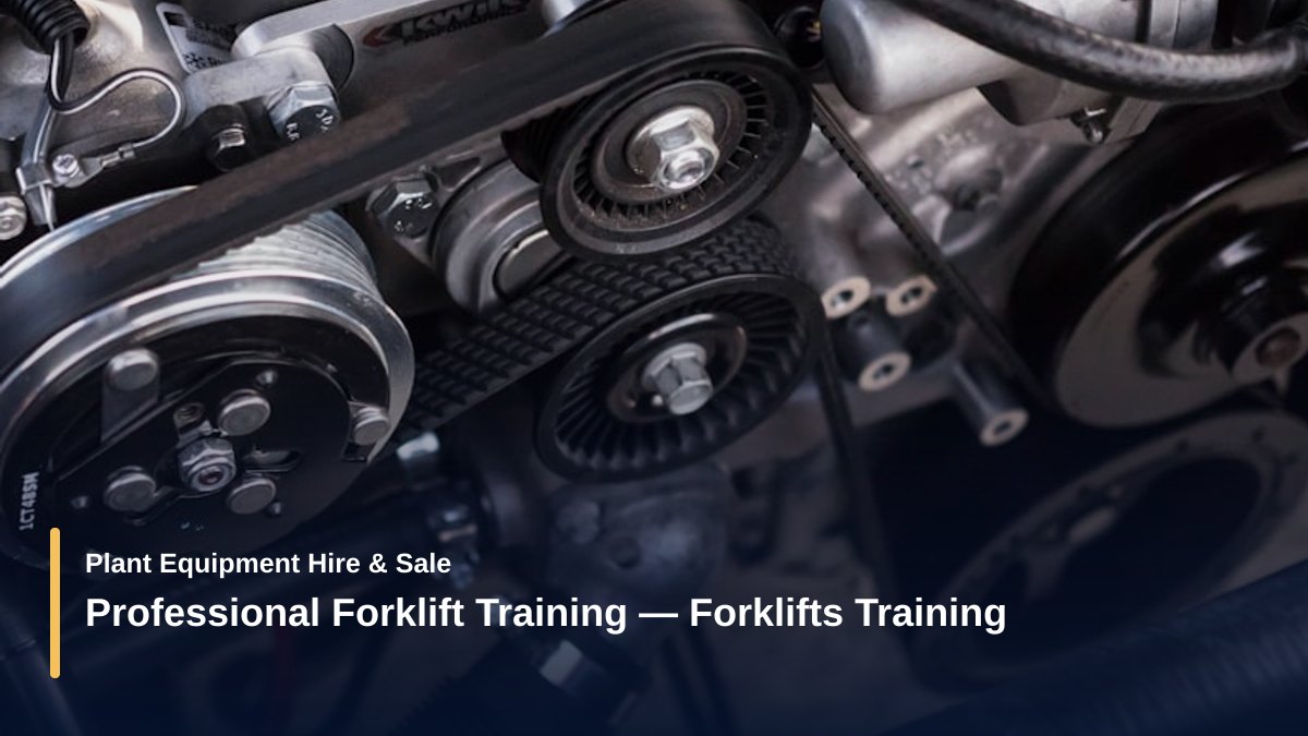 Professional Forklift Training — Forklifts Training Ltd