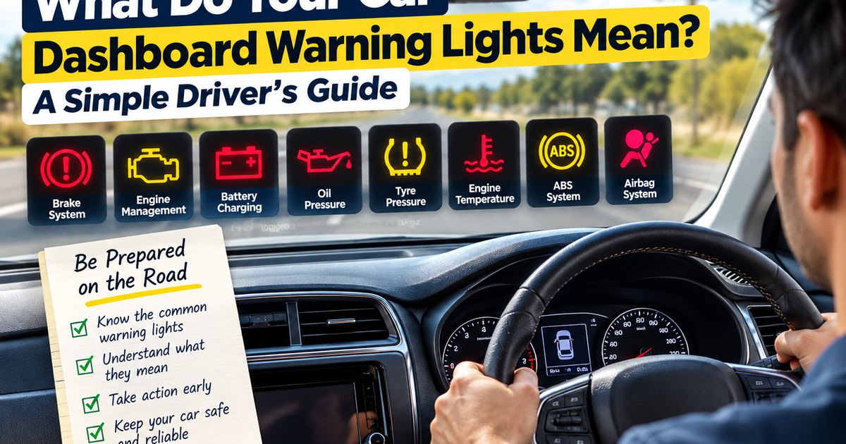 What Do Your Car Dashboard Warning Lights Mean? A Simple Driver’s Guide