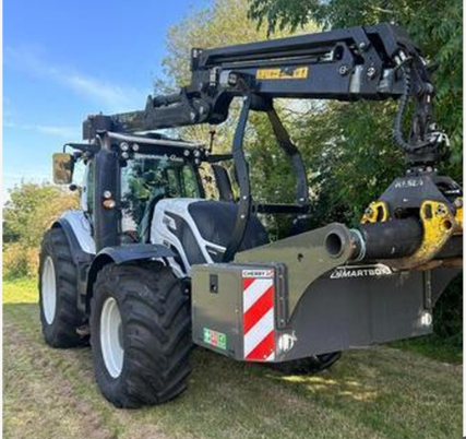 Valtra Used Valtra T214 with Kesla 600T Crane Tractor 175
