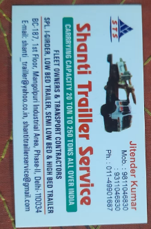 Shanti Trailler Service ( Specialist In I-Girder Erection)
